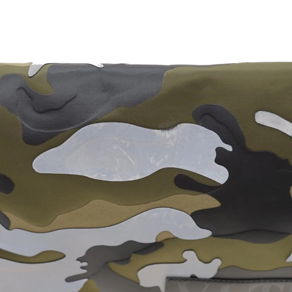 Valentino Garavani VLTN Camo Shoulder Bag Military Green